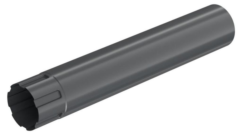 BRYZA Dachfallrohre verzinkt Ø 100 mm, Länge 3M, Anthrazit Produktbild 