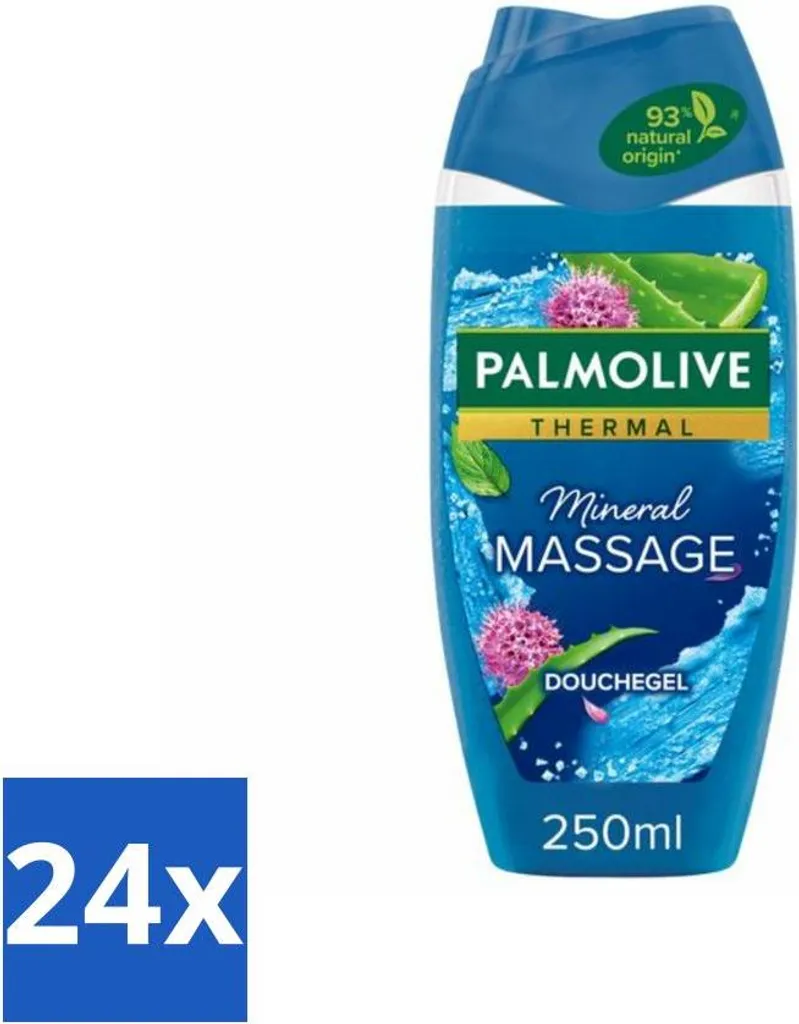 Palmolive Gel doccia termominerale 250 ml - Confezione risparmio - 24 pezzi