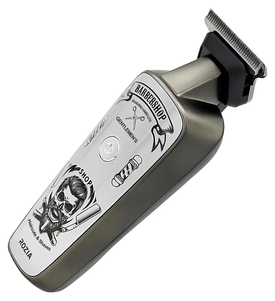 Tondeuse à cheveux sans fil USB Rozia avec motifs et embouts de coupe