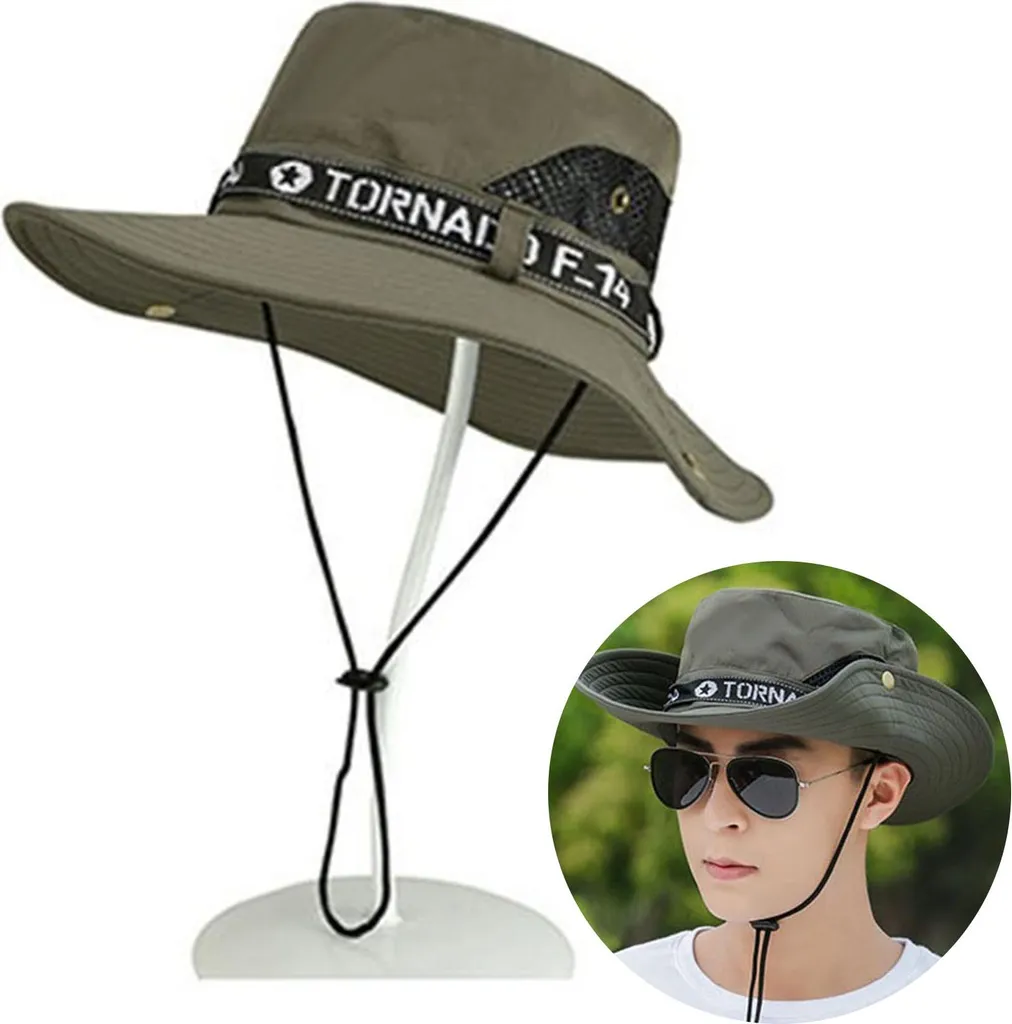 Cappello Da Sole A Tesa Larga Per Donne - Protezione UV 50 Pieghevole Design Coda Cavallo 1220635