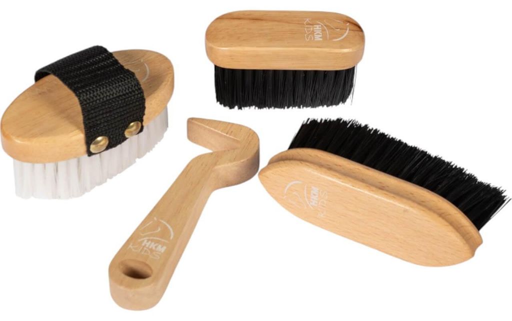 HKM Kids Putzset Holz Hobby Horsing