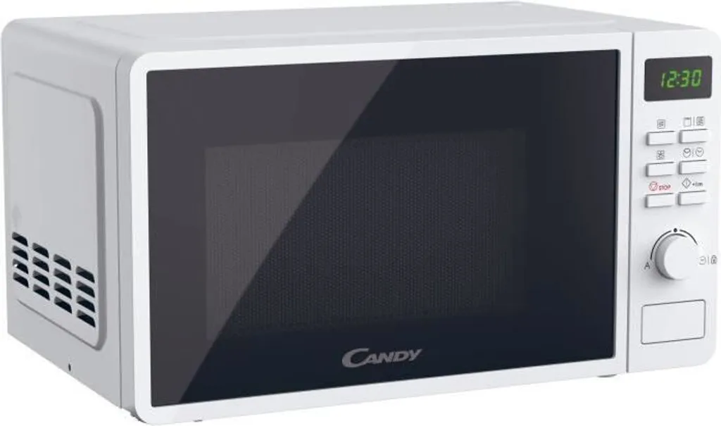 Petit Micro-ondes Gril Candy 20L Blanc - Idéal pour Étudiant et Studio