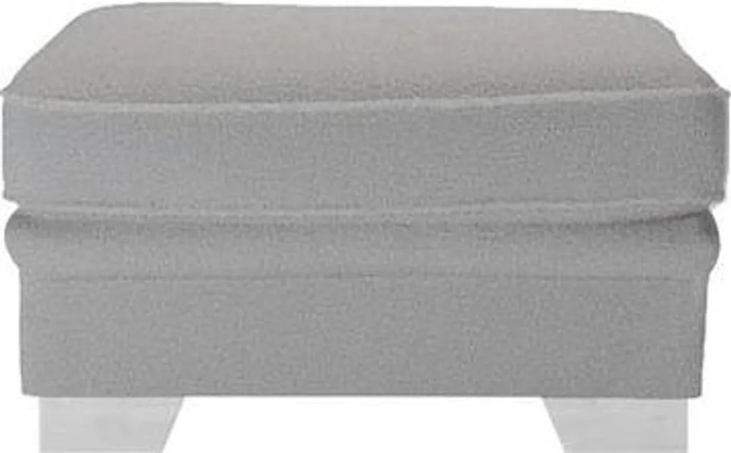 Pouf d'appoint Ronay Teddy Slate-White - Idéal pour coin lecture et détente