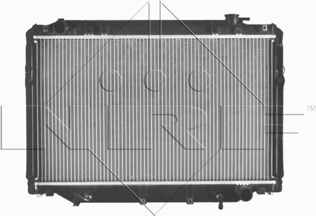 Évitez la Surchauffe : Radiateur NRF 596712 compatible Land Cruiser OE