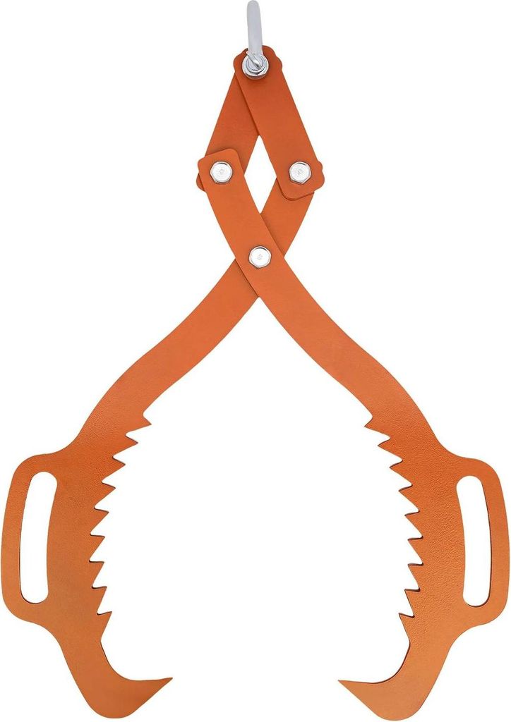 Forstwerkzeug, Rückezange zum Stämmeziehen, 700 kg/1500 lb, Stahl, weiß, Größe S