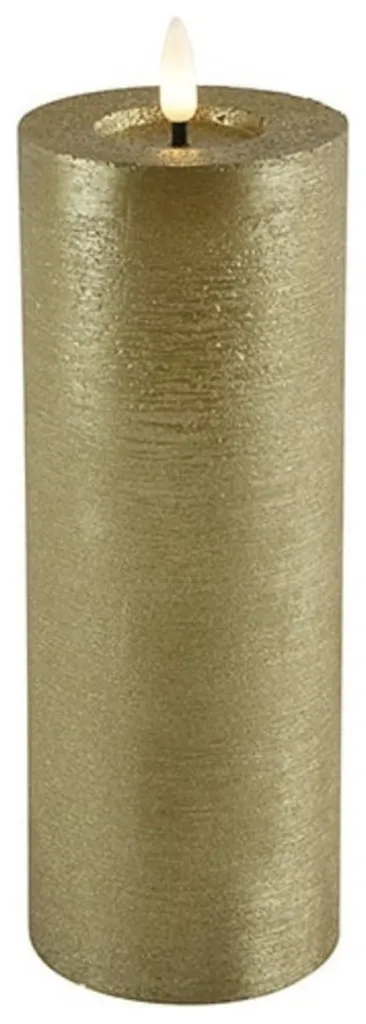 Countryfield LED candela rustica 20 cm - Oro