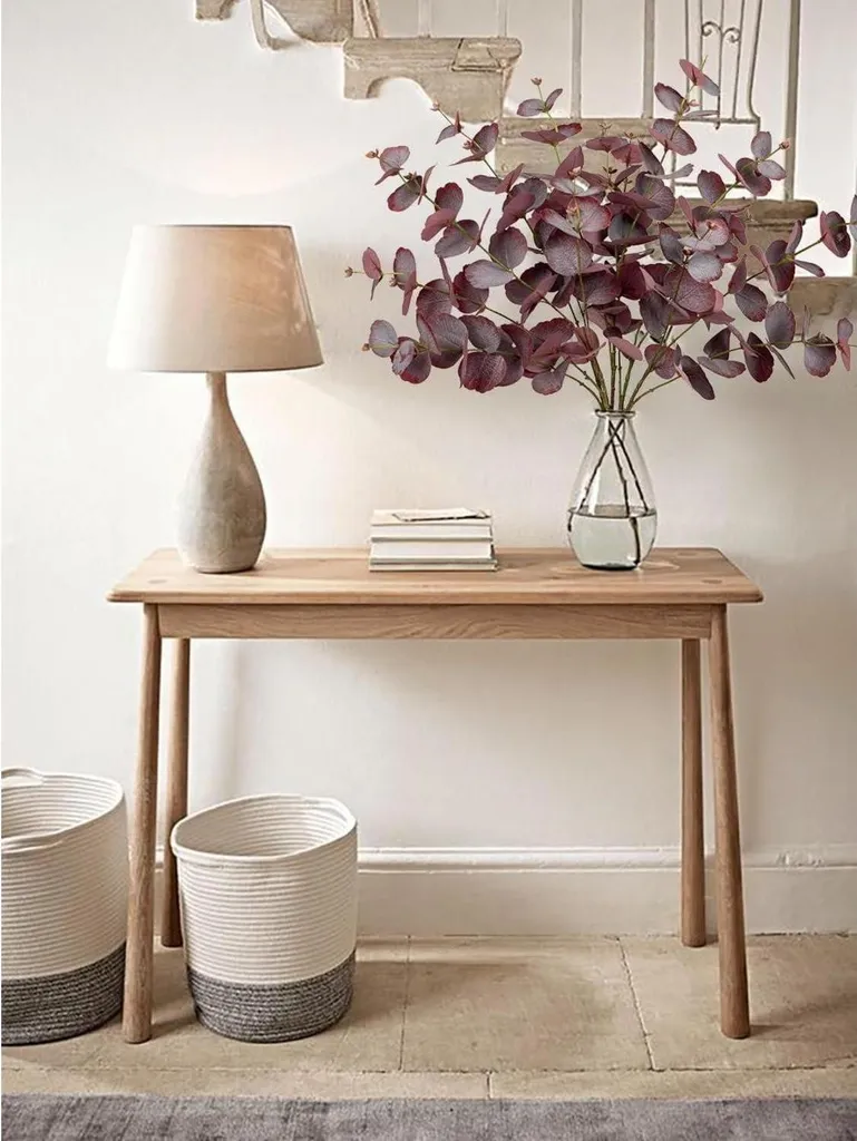 Set de 5 Branches Artificielles d'Eucalyptus, Décoration Intérieure - 3