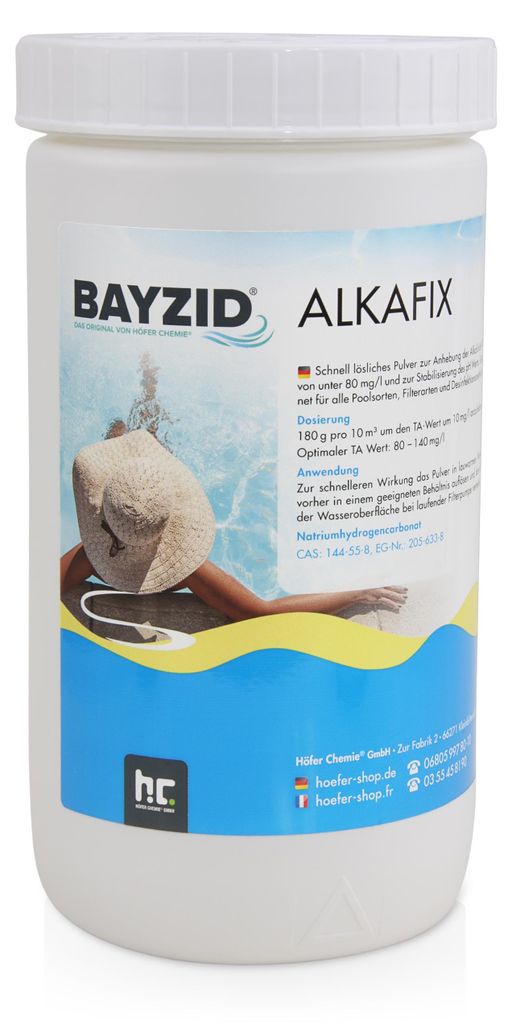 1x1 kg BAYZID®  Alkafix zur Anhebung der Alkalinität (TA) Produktbild 