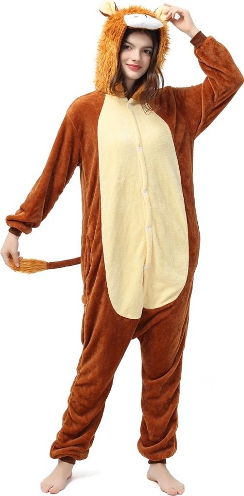 Katara 1744 - Löwe Braun L (165-175cm), Jumpsuit, Onesie, Produktbild