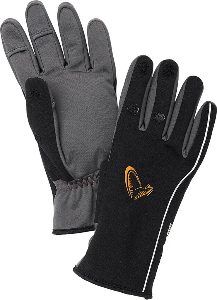 Gants de pêche hivernaux Savage Gear Softshell XL imperméables et chaud