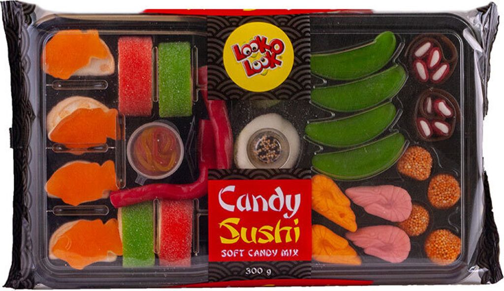 Look O Look Candy Sushi Box in gelatina di frutta e Immagine del prodotto 