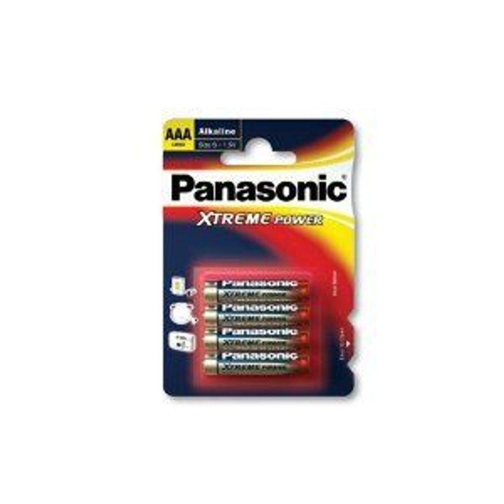 Panasonic LR03X/4BP BLISTERx4 - XTREME POWER, Alkali, 1,5V, 11,2g, AAA