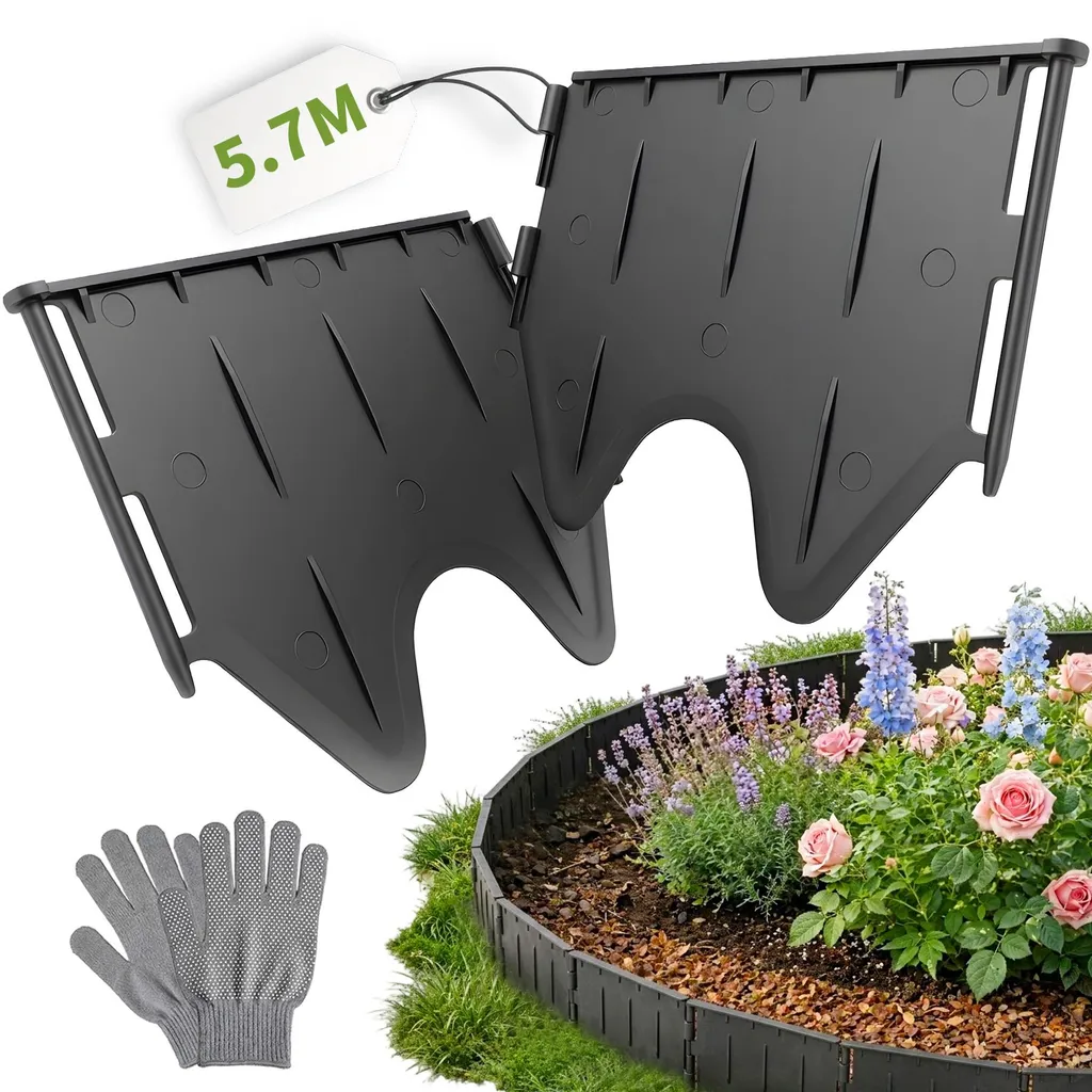 Délimitation de parterre flexible Forever 5,7 m pour jardin et gazon
