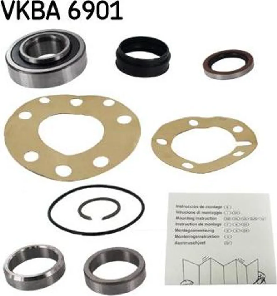 Kit Roulement SKF VKBA 6901 Haute Résistance pour Hilux 4x4 OE 90363T0034