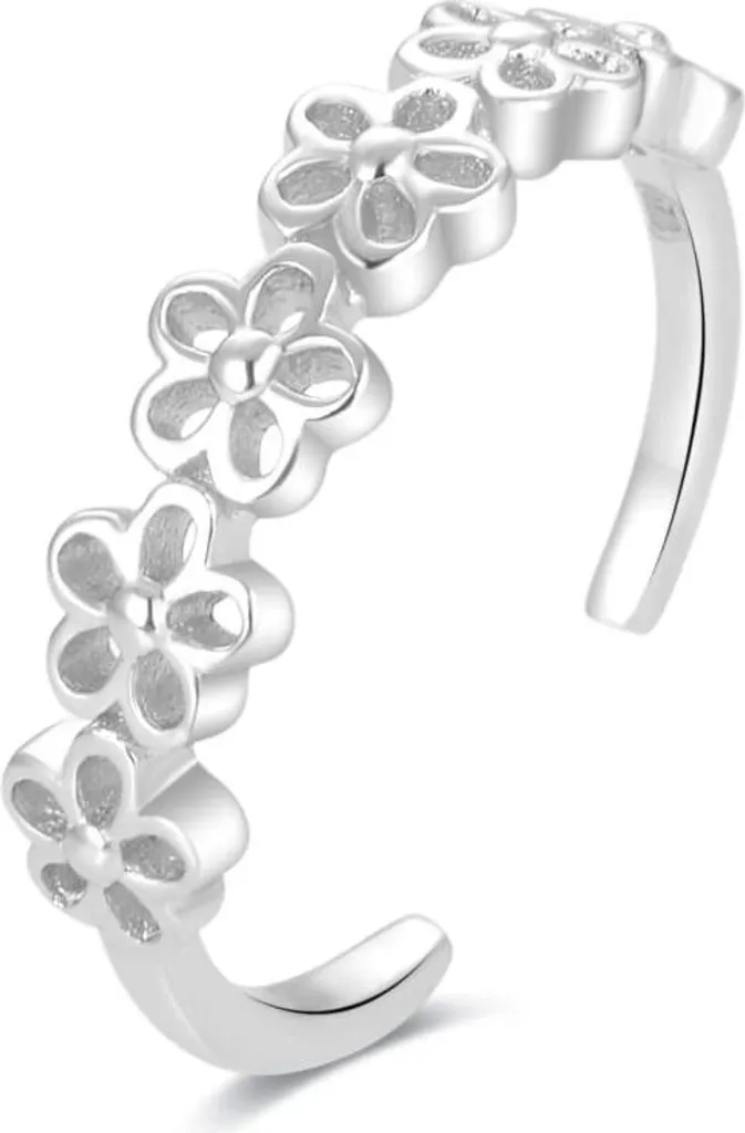 Anello da Piede Argento 925 Fiori AGGF483 | Gioielli Estate 2026
