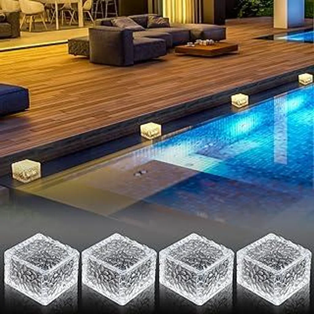 Crea un'Atmosfera Magica: Set 4 Luci Vetro Solare Herefun Calde