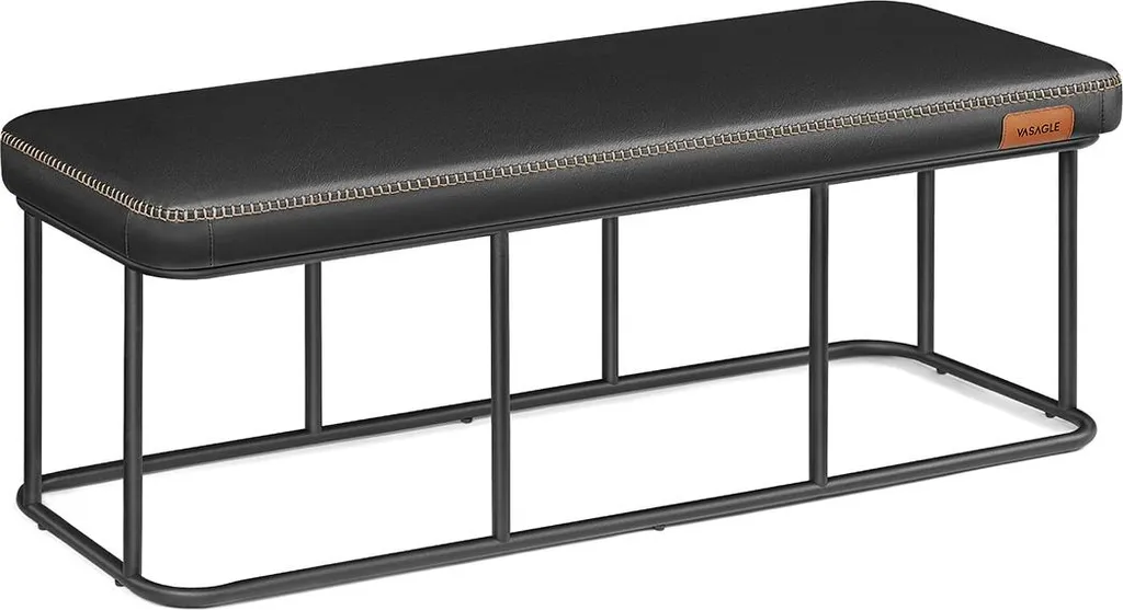 Banquette de chambre solide 300 kg - Fini les bancs fragiles en noir