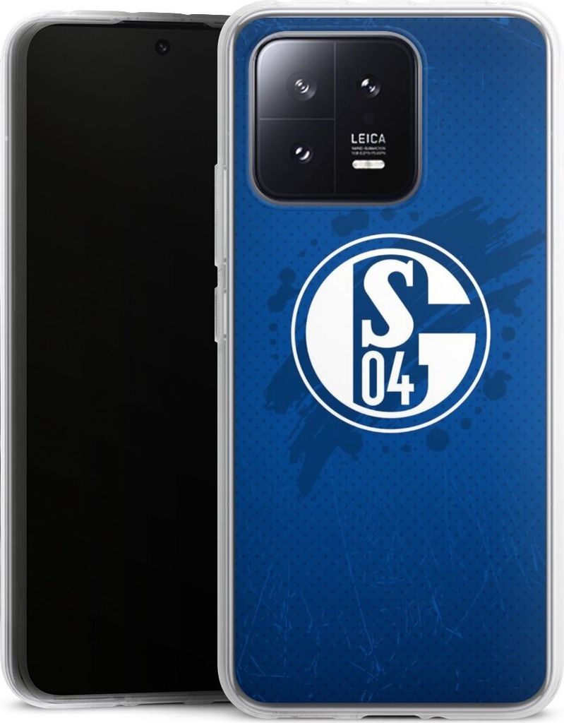 DeinDesign Handyhülle für Xiaomi 13 Silikon Hülle Case Smartphone Schutzhülle Bundesliga FC Schalke 04 Offizielles Lizenzprodukt