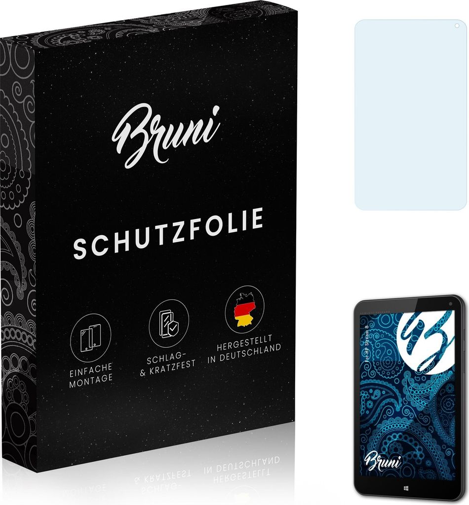 atFoliX 4054274750310, Laptop Bildschirmschutz, Transparent, HP, Stream 8, Klare Bildschirmschutzfolie, Kratzresistent