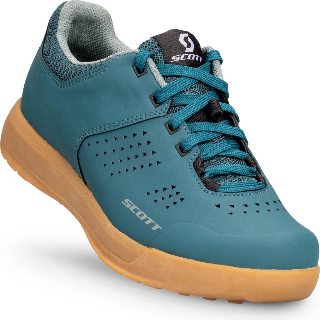 Scott MTB Shr-alp Flat Lace Schnürschuh für Damen petrol blue/mint green 37.0