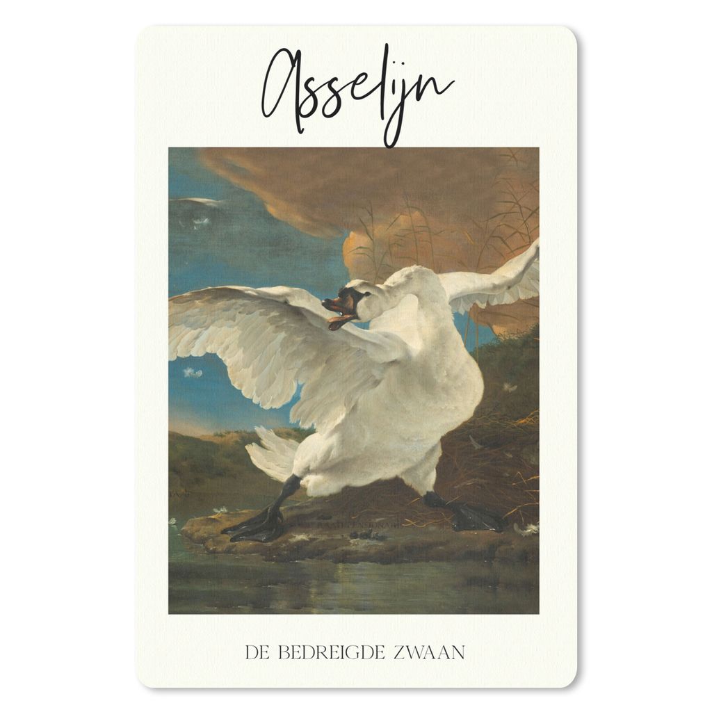 MuchoWow® Mauspad Mousepad Der bedrohte Schwan - Jan Produktbild 