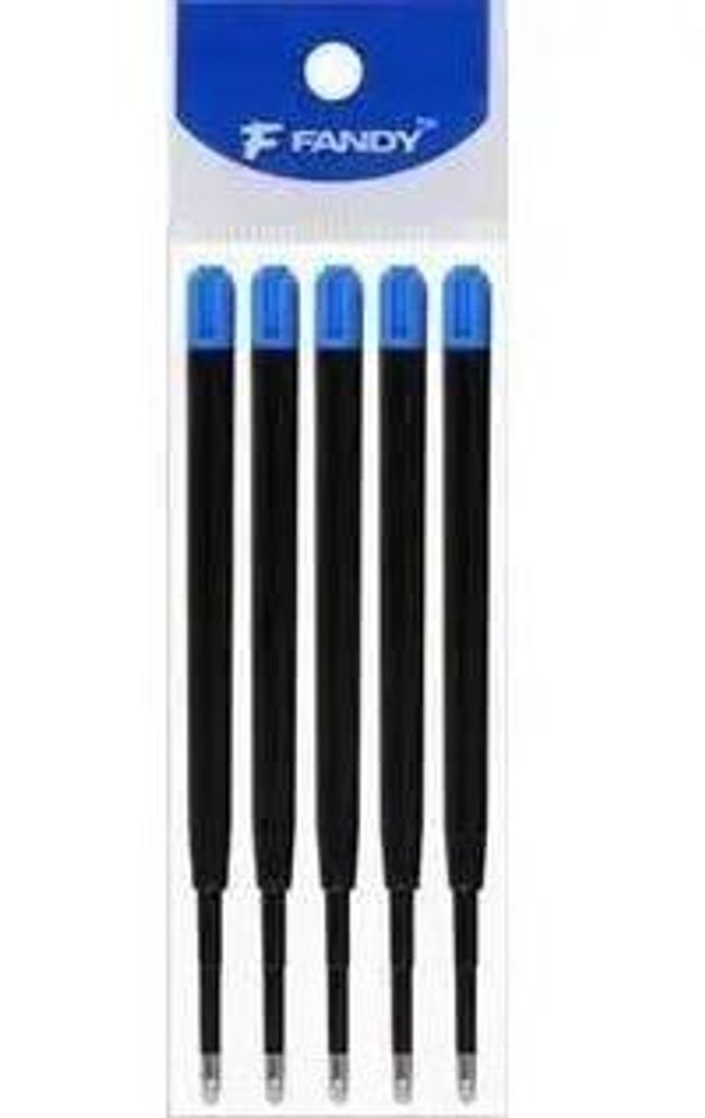 Wkład F-Parker 0,8mm plast niebieski 5szt - Fandy Zdjęcie produktu 