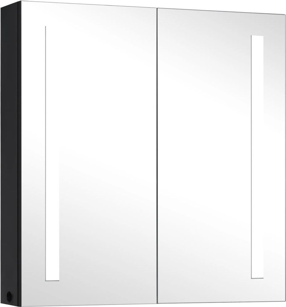 vidaXL Armadio a specchio LED per il bagno 62x14x60 cm Immagine del prodotto 