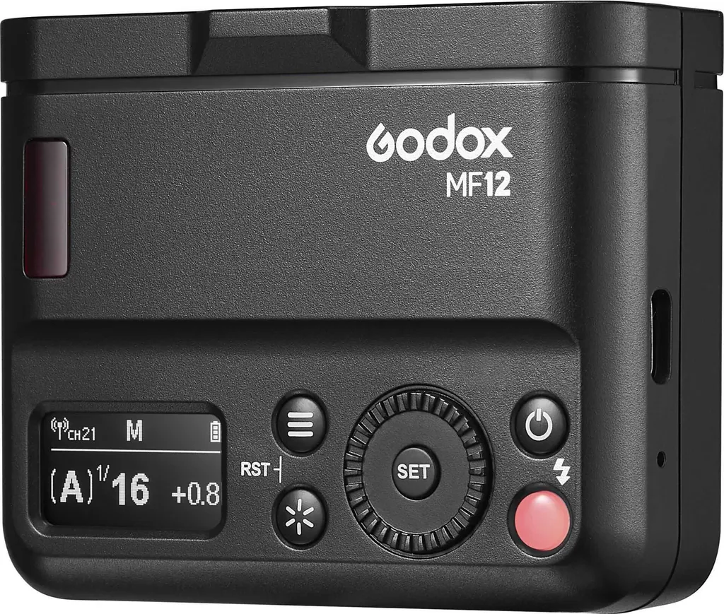 Mini Flash Macro Godox MF12 Dispositif d'Éclairage Sans Fil Flexible