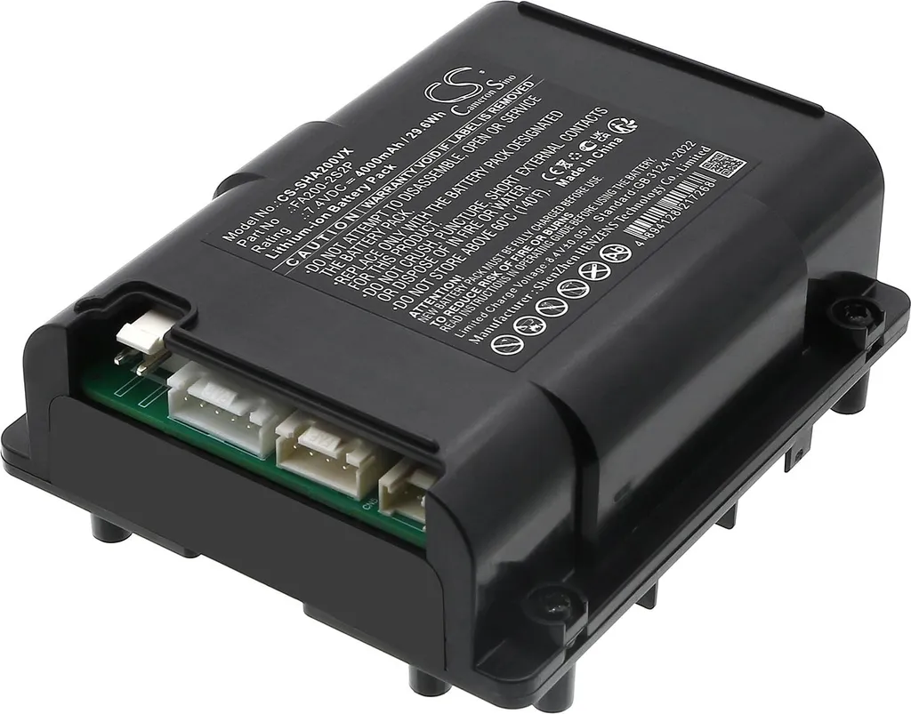 Batterie Li-ion pour Shark FA200 FlexBreeze Fan, remplace FA200-2S2P