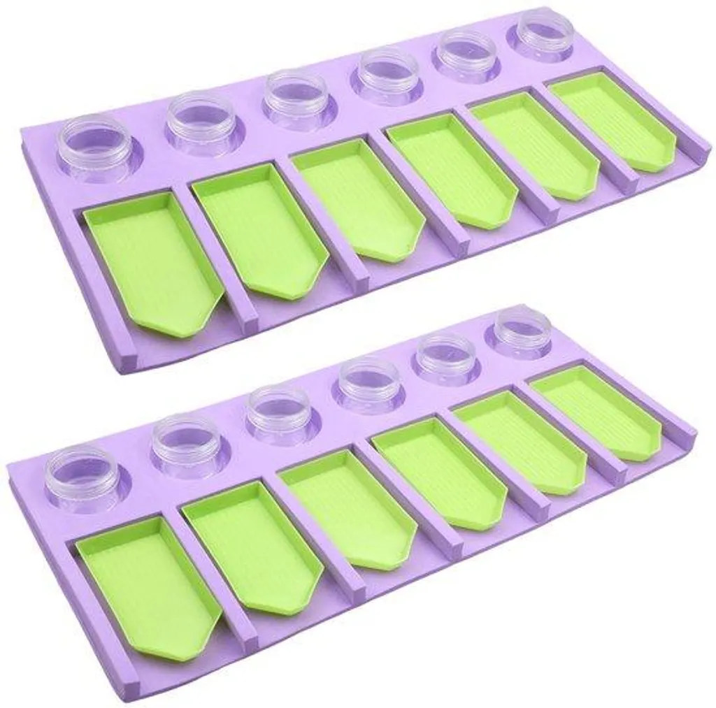 Organiseur de loisirs créatifs 12 bacs pour peinture diamant et broderie