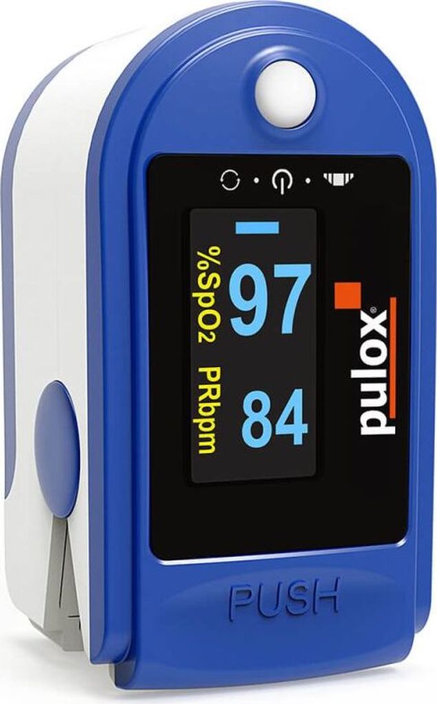 Pulox prstový pulzný oxymeter PO-200 White, pulzný Obrázok produktu 1