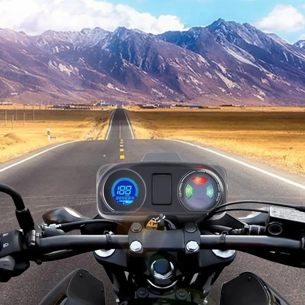 Tachymètre Moto LCD 12V : Solution de Remplacement pour TITAN 150