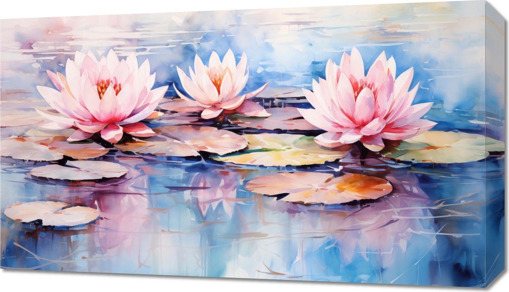 Bild 70x40cm Ruhige Reflexionen