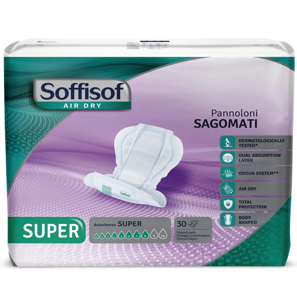 Soffisof Air Dry Protection Anatomique Super - 30 Couches Adultes G8