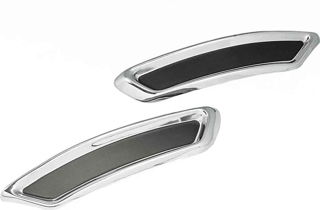 2x scarico terminale fittizio copertura acciaio inox cromo per VW Passat B8 3G 2014-2019