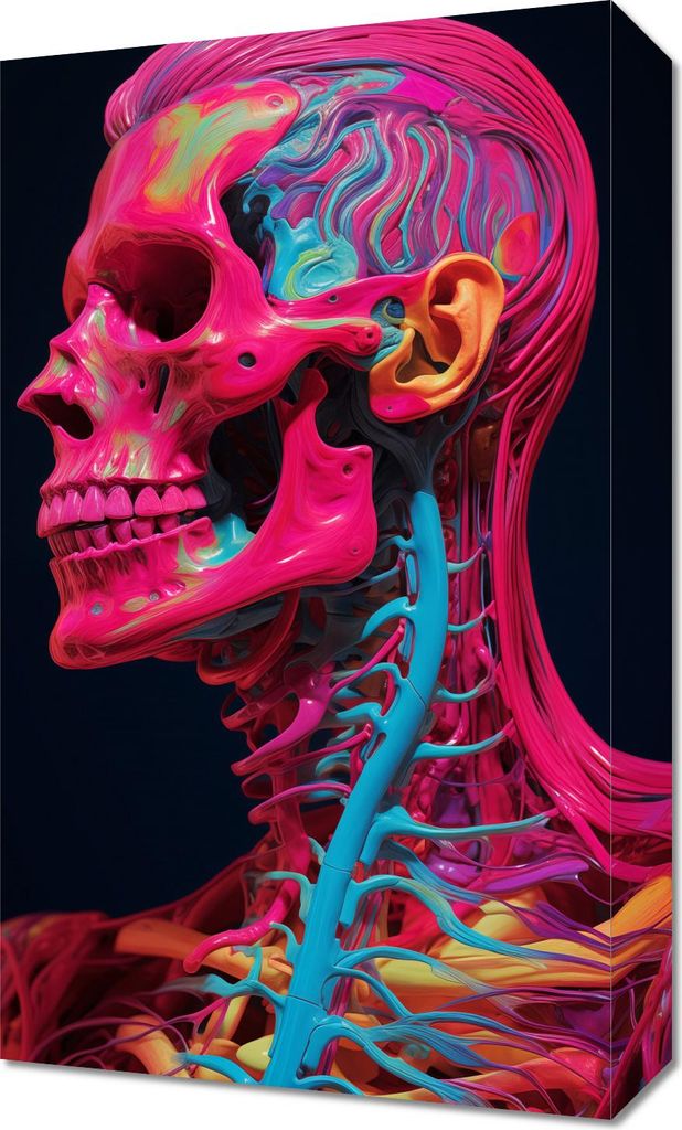 Bild 30x50cm Anatomie der Farbe