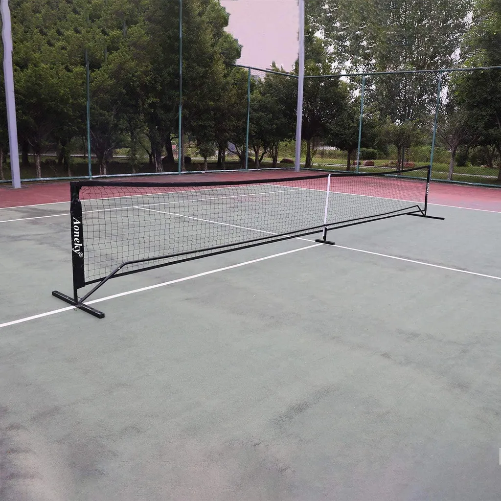 Filet de pickleball portable 6.7m facile à monter pour sport en famille