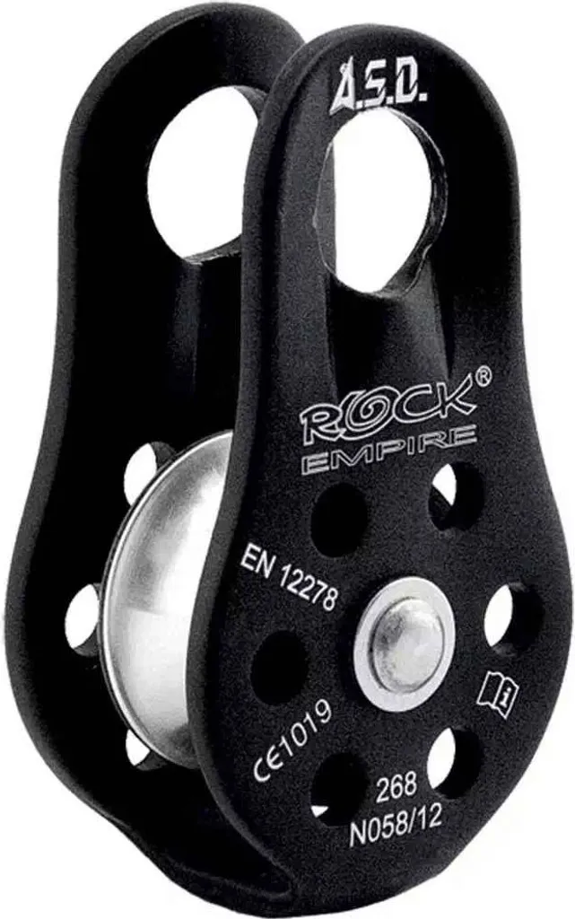 Poulie de Montagne Rock Empire Mini Simple Argentée pour Escalade Mixte