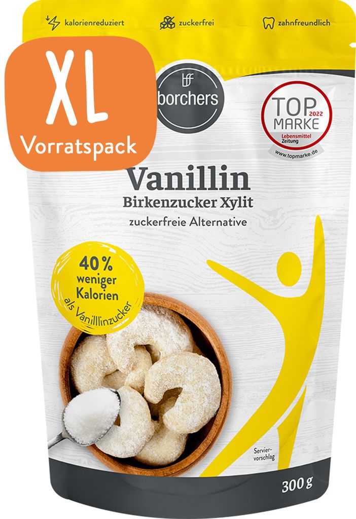 BORCHERS Vanillin Birkenzucker Xylit 300g