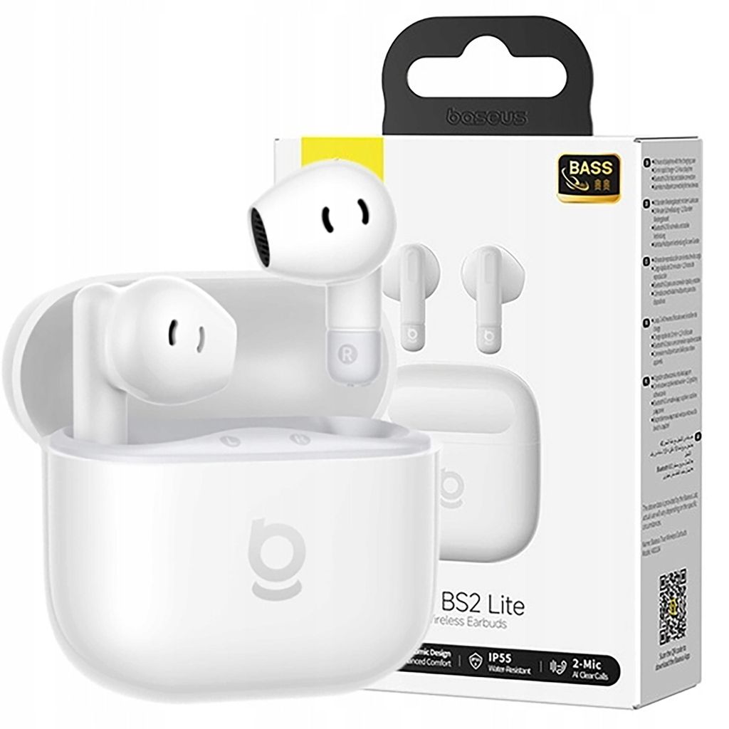 Baseus Bass BS2 Lite, color blanco lunar Imagen del producto 