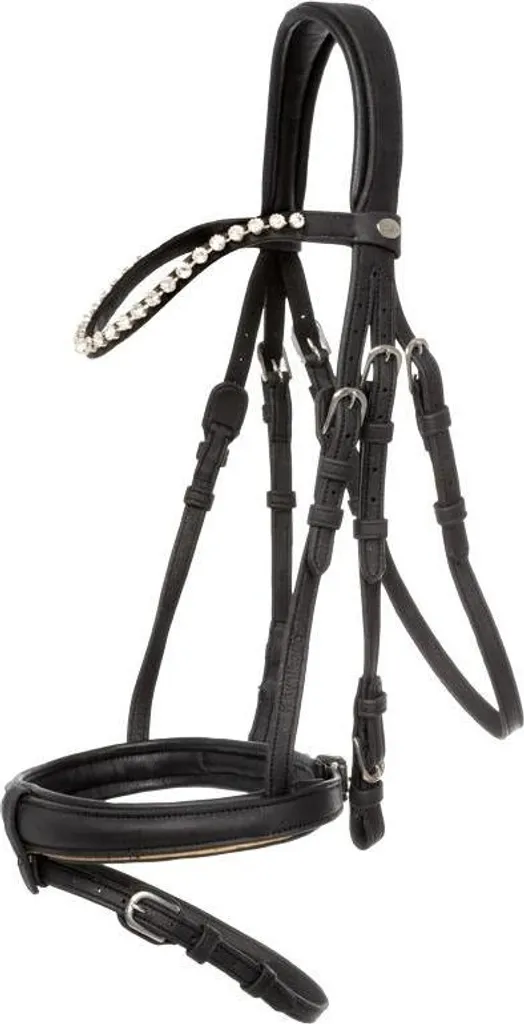 Filet cheval en liège Kavalkade Cortica végétalien avec muserolle mixte - 3