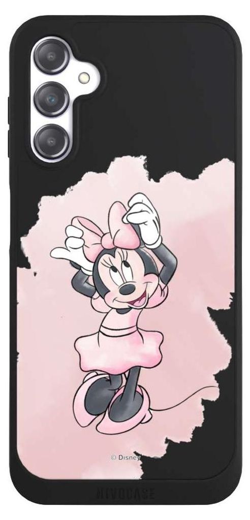 NIVOCASE Handyhülle für Samsung Galaxy A14 5G Hülle NIVOpure Case Schwarz Disney Motiv ohne Hintergrund