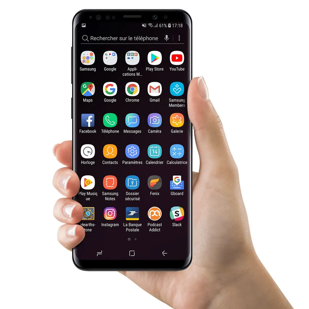 Solution écran noir Samsung S9 Plus - Bloc vitre Gris Titane prémonté - 4