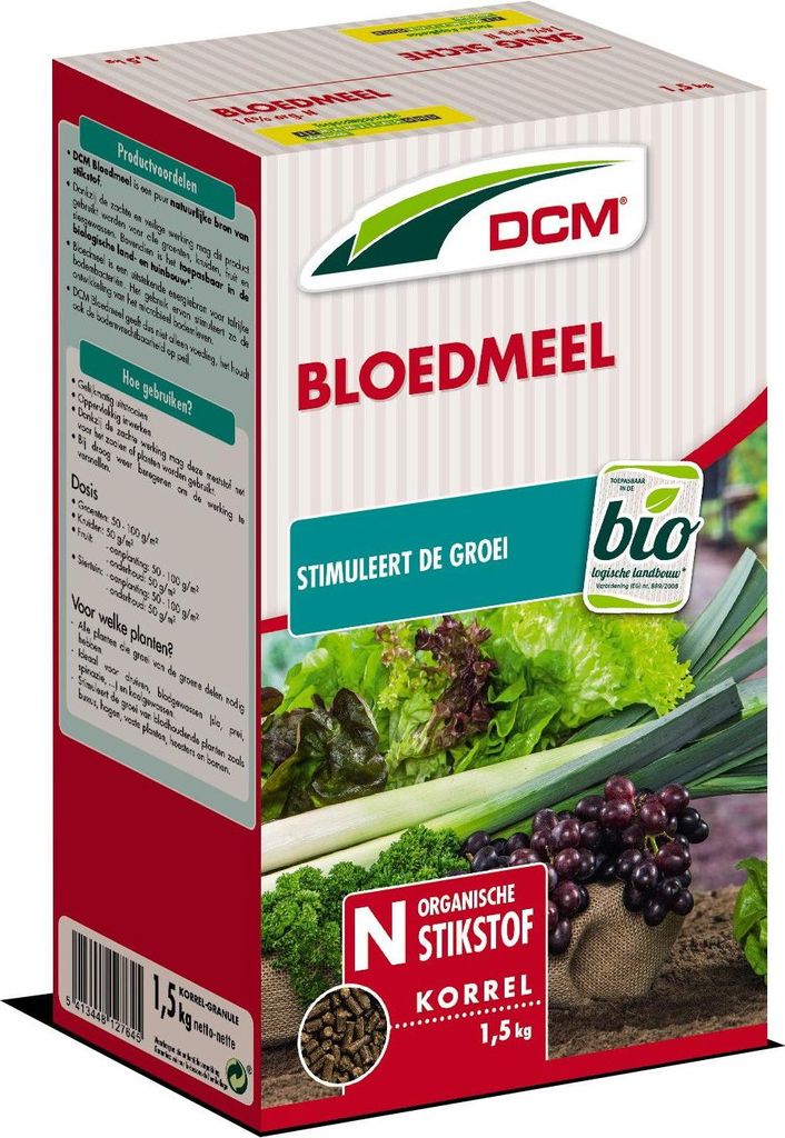 DCM & Lamarca Blutmehl Dünger 1,5 kg, natürliche Produktbild 