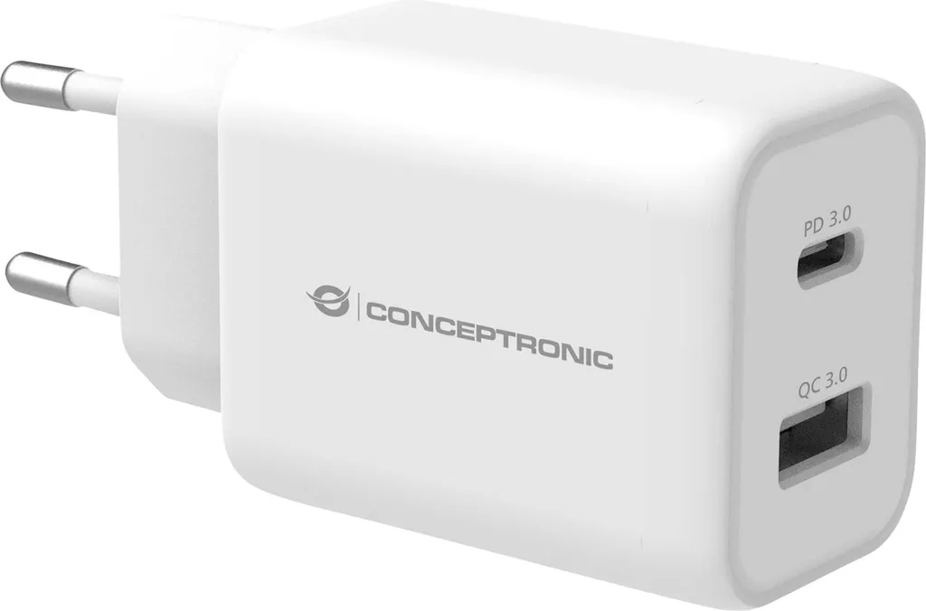 Conceptronic ALTHEA11W 33W USB-C PD & QC 3.0 | Caricabatterie Rapido