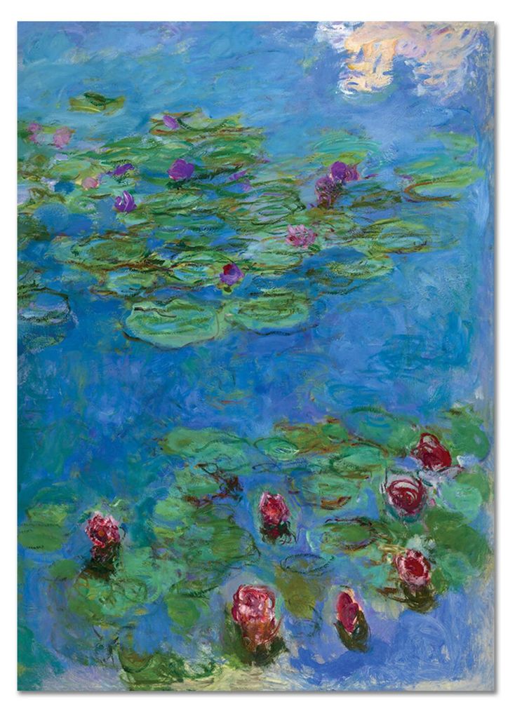 Giallobus - Moment Seerosen - Claude Monet - 100L x 140B cm - Bild - Acrylglas