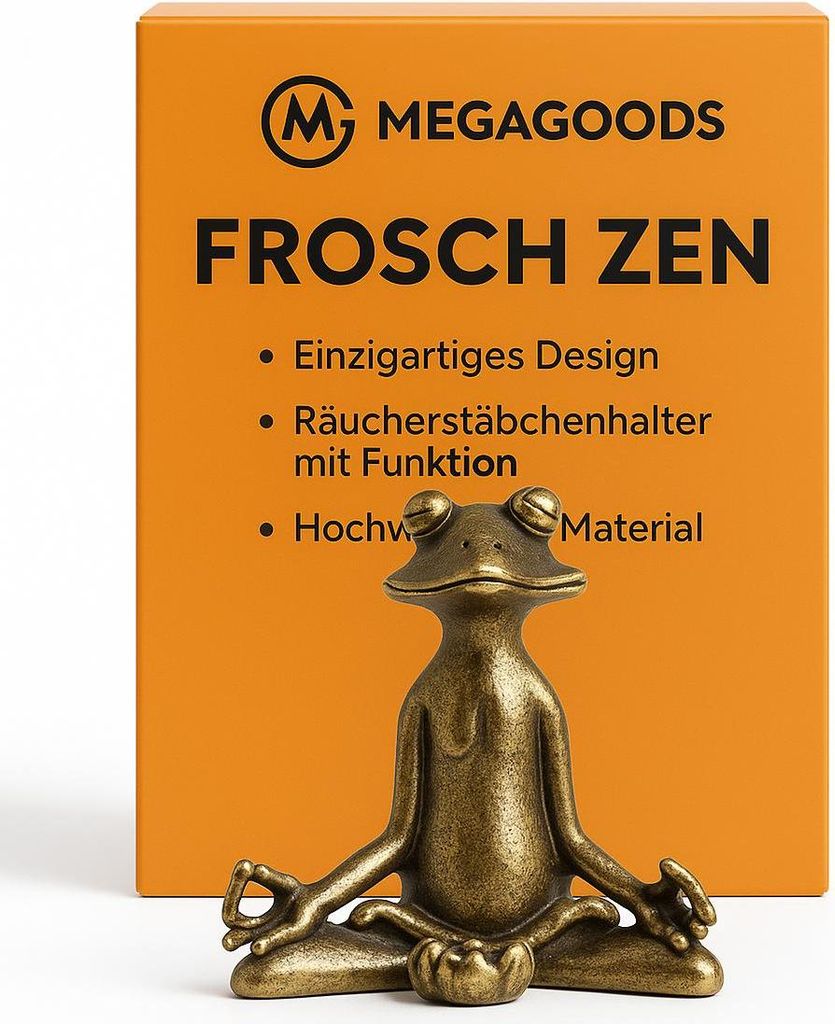 Räucherstäbchenhalter Frosch Kupfer Deko Retro Zen Tee Haustier Deko DE.
