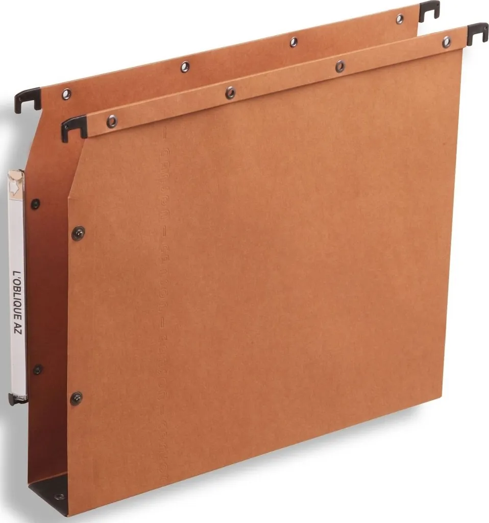 Dossiers suspendus 50 mm Kraft Orange AZV - Lot de 25 classeurs A4