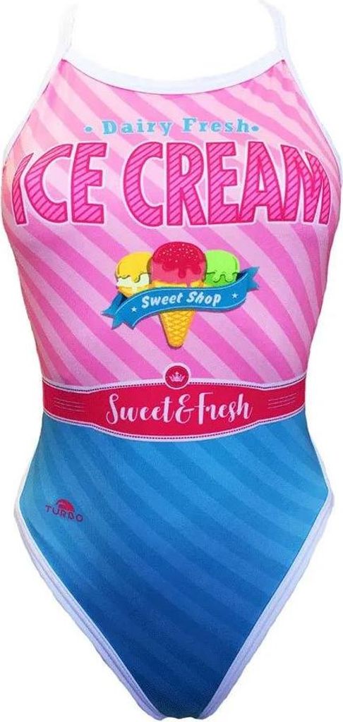 Turbo Revolution Sweet&fresh Badeanzug Blau,Rosa 4XL Damen Blau,Rosa 4XL