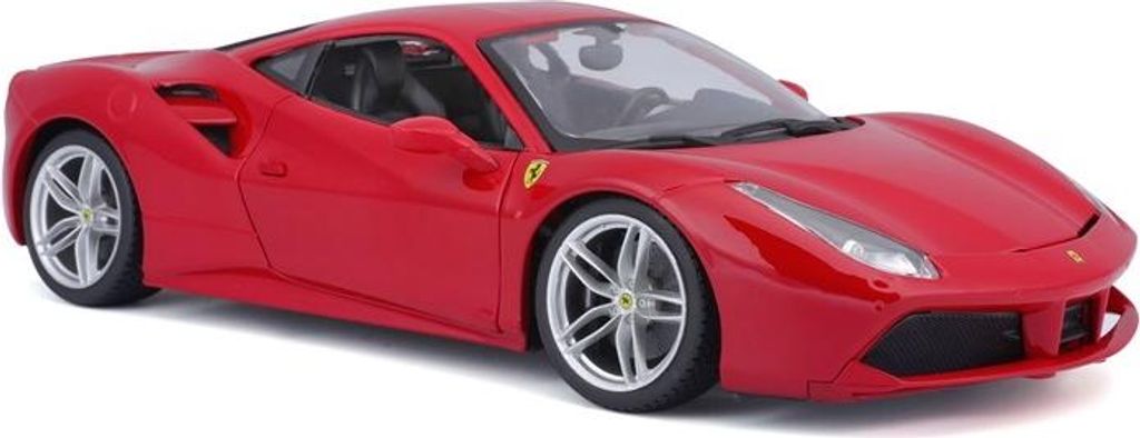 Bburago 1:18 Ferrari 488 GTB Rouge Image du produit 